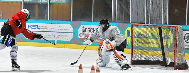 Bild 8: Impressionen aus dem Training beim EHC Herrischried