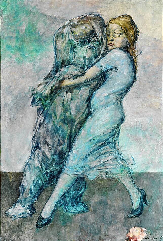 Dorothea Tanning: „Blauer Walzer“ (1954).
