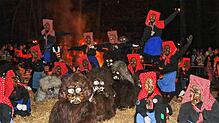 (Archivbild) Die Wollmatinger Riedhexen und die Schneckenbürgler Schneeschreck machen am 6. Januar 2023 wieder den Uniwald unsicher.