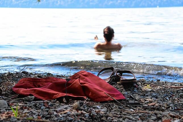 Die Freikörperkultur hat auch am Bodensee ihre Anhänger.