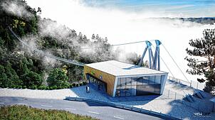 So soll die Hängebrücke und die Anlage in Todtnau aussehen.