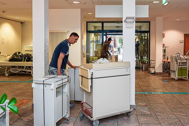Bild 19: Hilfe für die Ukraine: Radolfzeller Krankenhaus leert sich