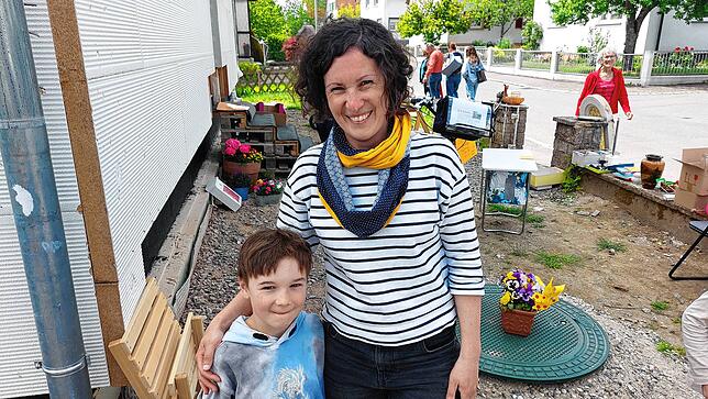 Julia Blessing mit Jakob.
