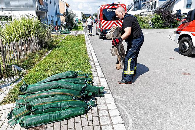 Bild 10: So ist die Lage nach dem Unwetter in Moos am Tag danach