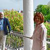 Norbert Dietrich und Cornelia Rösner von der Bürgerstiftung Rheinfelden rechnen damit, dass die Schulranzenaktion in der Corona-Krise ...