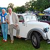 Sie zeigten ein ganz besonderes Auto: Besitzer Wilhelm Graf (links) und Fahrer Ralph Dommer mit ihrem Mercedes Cabrio Baujahr 1935. Der ...