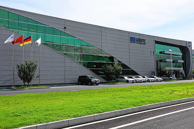 ETO-Werk im chinesischen Kunshan. Das Unternehmen hat dort zwei große Produktionswerke.