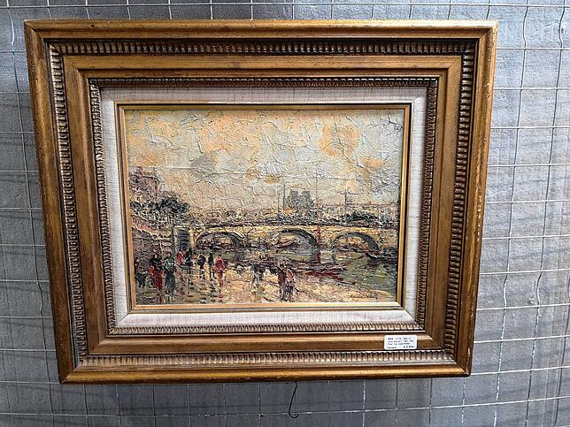 Das Gemälde von Maurice Utrillo zeigt eine Ansicht von Paris. Mindestgebot: 2800 Euro.