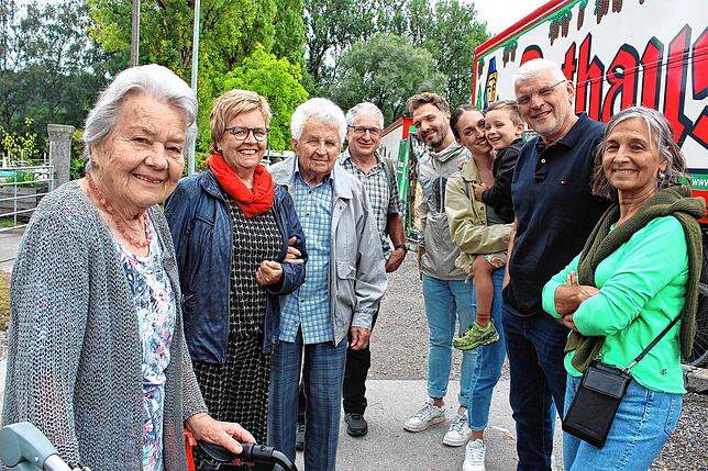 Bild 13: Festgottesdienst und Historische Marktgasse an der Sichelhenke in Bohlingen