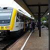 Beim Ticketkauf bereits der erste Dämpfer: Mit drei Minuten Verspätung rechnet die Deutsche Bahn schon vor Eintreffen des Zuges.