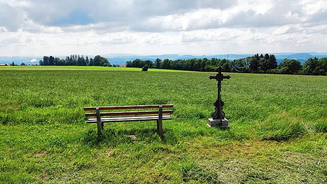 Blick vom Hoheneck in Richtung Oberwihl: Dort wurde die Vorrangfläche für Windkraftanlagen verringert.