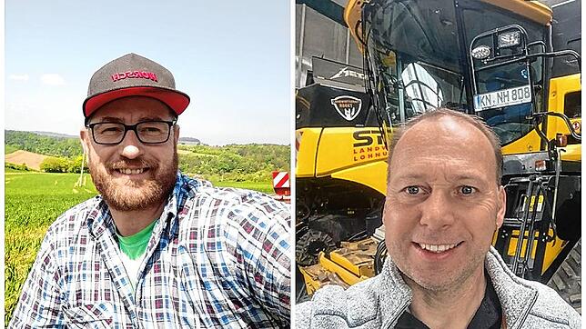 Die Landwirte Stefan Leichenauer (links) und Andreas Streit (rechts) haben viel Lob für ihre Fernsehauftritte erhalten.