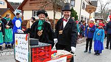 Bild : So schön ist der Fasnetmentigs-Umzug in Unterkirnach