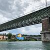 Die Eisenbahnbrücke zwischen Waldshut und Koblenz ist die älteste noch existierende Rheinquerung für den Schienenverkehr. Nach 164 ...