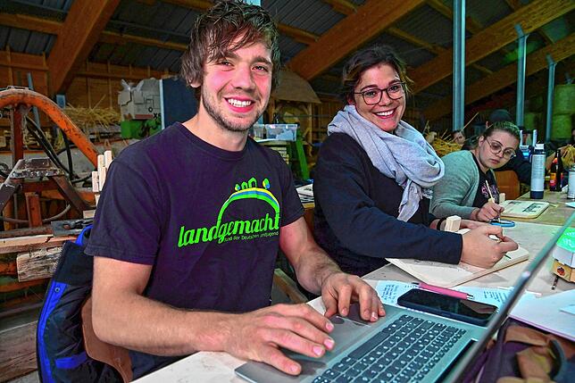 Felix Wentz und Sabrina Fichter, die Vorsitzenden der Brigacher Landjugend, freuen sich auf das große Fest. Sie müssen neben den ...