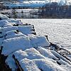 Selbst in tieferen Lagen, wie hier am Sunthauser See bei Bad Dürrheim, hat es geschneit. Hier dürfte bis zum Wochenende noch einiges ...
