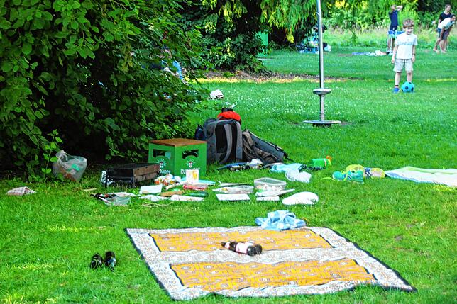 Nicht selten bleibt der Müll zurück, wenn die jungen Menschen den Platz räumen.