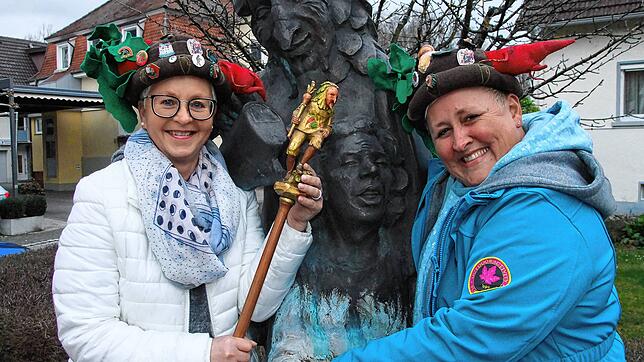 70 Jahre Mooser Rettiche: Präsidentin Sandra Hugenschmidt (links) und Vizepräsidentin Nici Eschbach laden zum Jubiläumsabend im Mooser ...