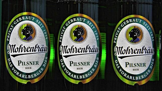 Das alte Mohrenbräu-Logo wurde von Kritikern als rassistisch bezeichnet. Das Bild zeigt eine Version aus früheren Jahren.