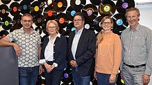 Engagierte Förderfreunde (von links): René Heutz (Beisitzer), Heike Rieck-Leibrock (stellvertretende Vorsitzende), Werner Zimmermann ...