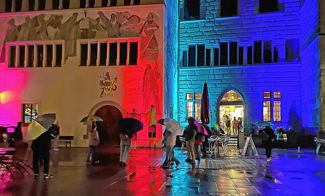 Bild 12: Überlingen leuchtet – im Regen