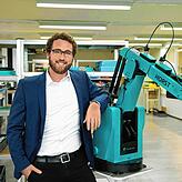 Jens Riegger leitet den Roboter-Bauer Fruitcore in Konstanz.