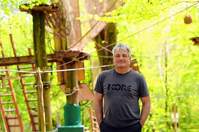 Michael Trefs hat den Abenteuerpark Immenstaad im Jahr 2003 mitbegründet. Er kann die aktuelle Corona-Verordnung nicht verstehen: ...