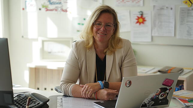 Janine Regel-Zachmann, Schulleiterin der Hans-Thoma-Schule Laufenburg &ndash; eine Powerfrau.