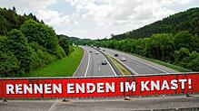 Auf der Autobahn 81 sollen sich Ende Mai ab Deißlingen zwei Schweizer McLarenfahrer ein illegales Autorennen (Symbolbild) geliefert ...