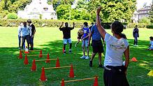 Sportwissenschaftlerin und Erzieherin Sarah Becker bietet bei der Konstanzer Sommerschule das Programm &bdquo;Power Kids&ldquo; an.