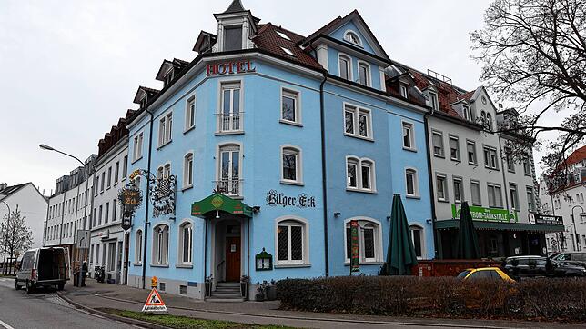Hier im Konstanzer Hotel &bdquo;Bilger-Eck&ldquo; in der Reichenaustraße verlor sich die Spur des Vermissten.
