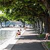 Die Seestraße ist nicht nur als Flaniermeile beliebt, viele Besucher gehen hier auch gerne baden. Mancher fragt sich: Muss das sein?
