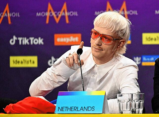 Hatte mit „Europapa“ Chancen auf den Sieg: der niederländische Sänger Joost Klein.