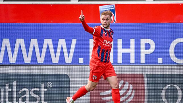 Leonardo Scienza erzielte einen der beiden Treffer des 1. FC Heidenheim im Test gegen Parma Calcio.