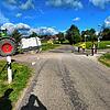 Die Verlegerbeiten an der Kreisstraße von Attlisberg nach Amrigschwand an der Abzweigung Ellmenegg.