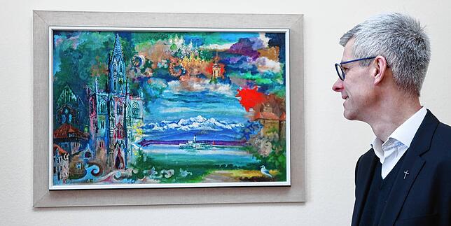 In seiner Freizeit beschäftigt sich Michael Teipel gern mit Kunst.