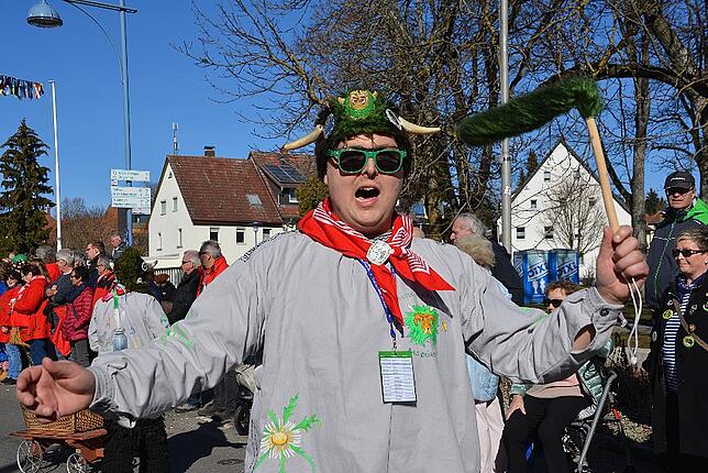 Bild 49: Bilder vom Narrentreffen der Urviecher-Zunft Bad Dürrheim: Großer Festumzug (1)