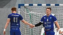 Die Steißlinger Handballer um Daniel Weber (links) und Lennart Sieck durften am vergangenen Wochenende einen klaren Sieg bejubeln.