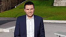 Heiligenbergs Bürgermeister Denis Lehmann auf dem Startblock ins Jahr 2025. Er versteht sich in seiner Rolle vor allem als Moderator.
