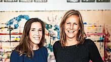 Corinna Palz (47, links) und Luise Merle (50) in ihrer Konstanzer Kunstschule.