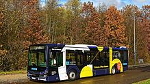 Ein Bodo-Bus unterwegs. Der Fahrplanwechsel zum 10. Dezember bringt eine engere Taktung im Raum Immenstaad, Markdorf, Salemertal, ...