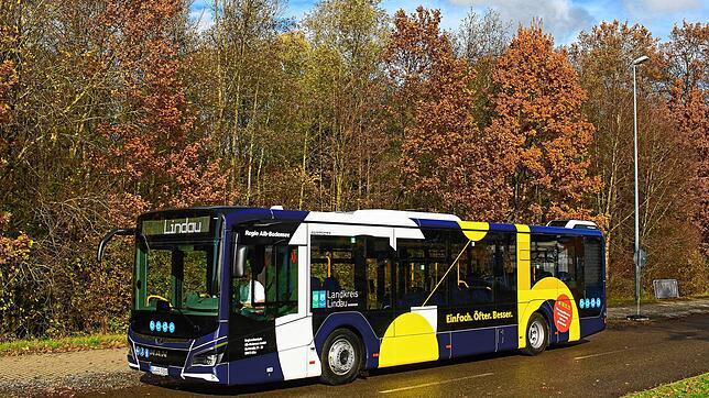 Ein Bodo-Bus unterwegs. Der Fahrplanwechsel zum 10. Dezember bringt eine engere Taktung im Raum Immenstaad, Markdorf, Salemertal, ...