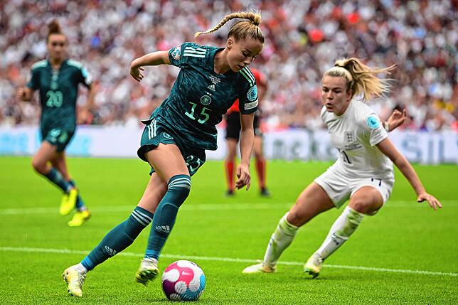Giulia Gwinn im EM-Finale zwischen Deutschland und England.