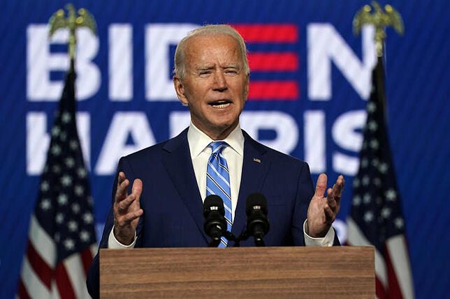 Der demokratische Präsidentschaftskandidat Joe Biden hat nach Erhebungen und Prognosen von US-Medien die Wahl in den USA gewonnen.