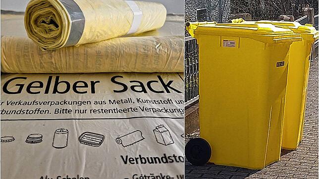 Die Tage für den gelben Sack sind gezählt: In Singen soll der gelbe Sack durch die gelbe Tonne ersetzt werden.