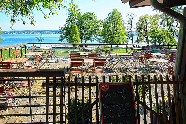 Verwaist: Das Hörnle-Restaurant mit dem wunderbaren Ausblick. Wann das Restaurant wieder öffnen darf, steht noch in den Sternen. Der ...
