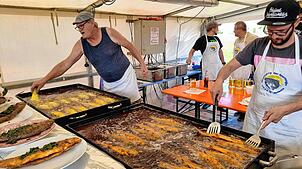 Alle im Einsatz: Los geht es am Samstag, 5. Juli, ab 12 Uhr. Am Sonntag, 6. Juli, geht es um 10 Uhr weiter, bevor der Ansturm der ...