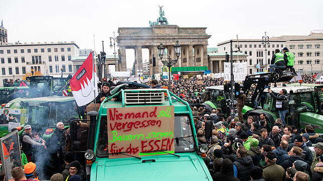 Tausende Bauern demonstrierten im November in Berlin gegen die Landwirtschaftspolitik. Auch aus der Südbaden kamen sie angereist. Bild: dpa