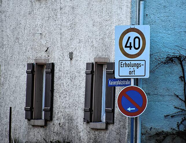 Momentan gilt ab der Weilerkapelle Tempo 40.