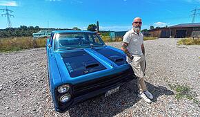 Daniel Kelbing ist stolzer Besitzer einer Plymouth Fury II aus dem Jahr 1968.